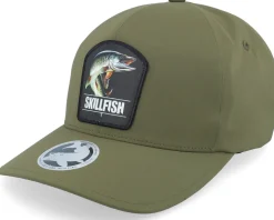 Muskellunge Muskie Delta Seamless Olive Flexfit - Skillfish