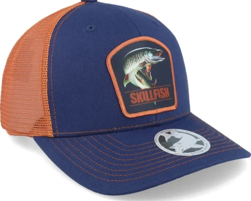 Muskellunge Muskie Navy/Burnt Orange Contrast - Skillfish