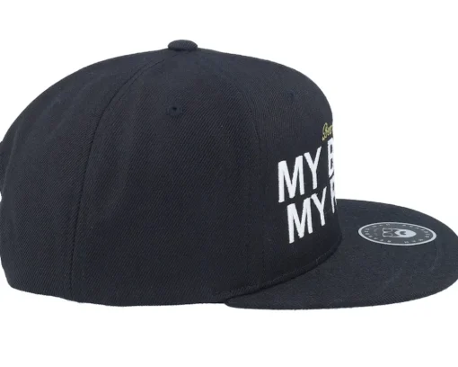 My Beard My Rules Black Snapback - Bearded Man