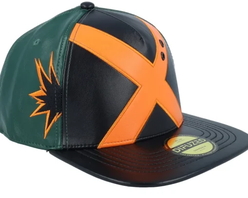 My Hero Academia Novelty Black/Green Snapback - Difuzed