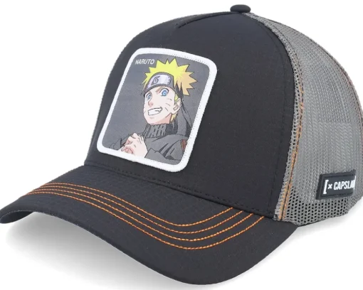 Naruto Black A-Frame Trucker - Capslab