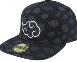 Naruto Shippuden Tonal Akatsuki Cloud Black Snapback - Difuzed