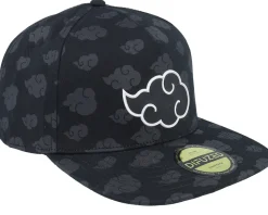 Naruto Shippuden Tonal Akatsuki Cloud Black Snapback - Difuzed