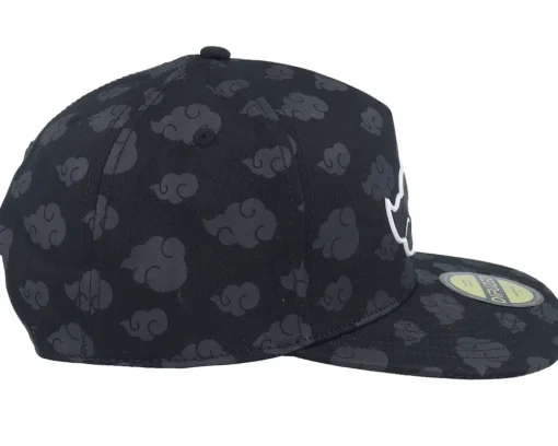 Naruto Shippuden Tonal Akatsuki Cloud Black Snapback - Difuzed