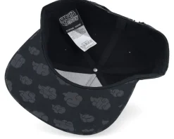 Naruto Shippuden Tonal Akatsuki Cloud Black Snapback - Difuzed