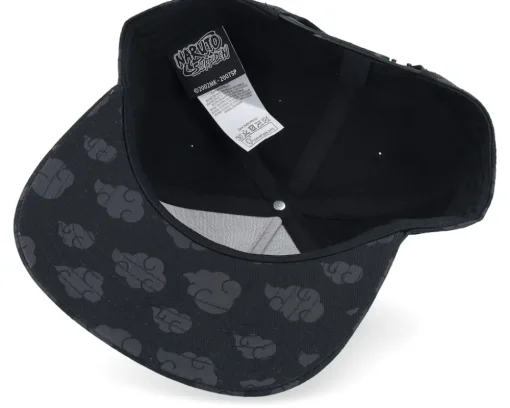 Naruto Shippuden Tonal Akatsuki Cloud Black Snapback - Difuzed