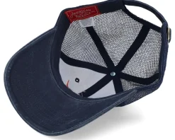 Nasa Raglan Bones Navy Trucker - American Needle