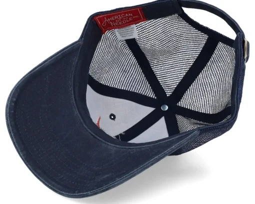 Nasa Raglan Bones Navy Trucker - American Needle