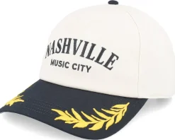 Nashville Club Captain Ivory/Black A-Frame Adjustable - American Needle