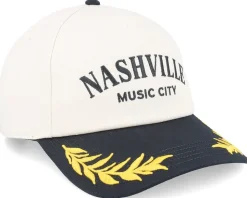 Nashville Club Captain Ivory/Black A-Frame Adjustable - American Needle