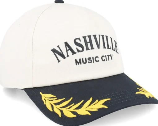Nashville Club Captain Ivory/Black A-Frame Adjustable - American Needle