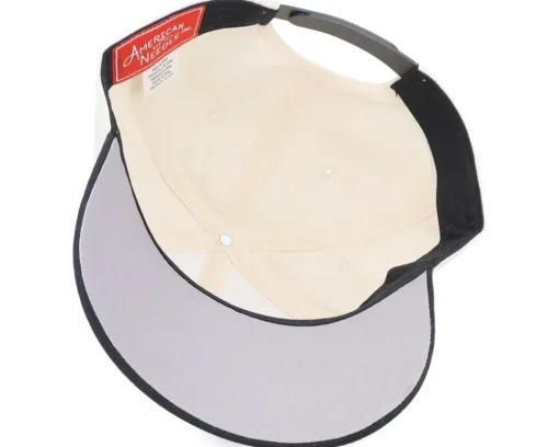 Nashville Club Captain Ivory/Black A-Frame Adjustable - American Needle