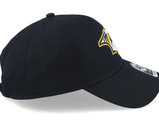 Nashville Predators Mvp Black/White Adjustable - 47 Brand