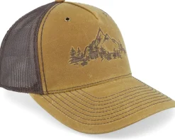 Nature Mountain Scenery Hawthorne Brown Trucker - Wild Spirit