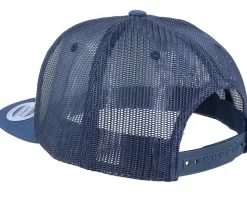 Navy/White/Navy Foam Trucker - Yupoong