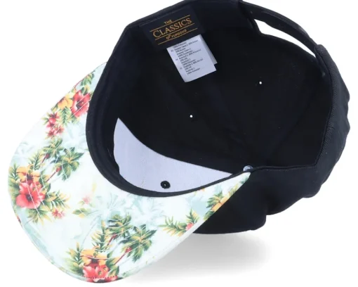 Neon Summer Beach Floral Mint Snapback - Iconic