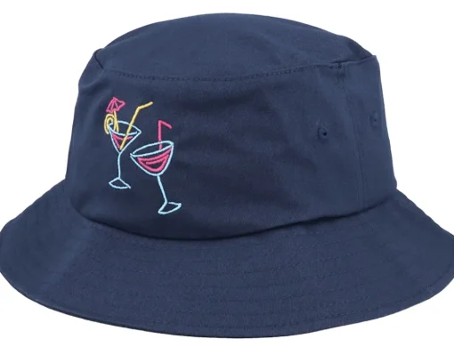 Neon Summer Drinks Navy Bucket