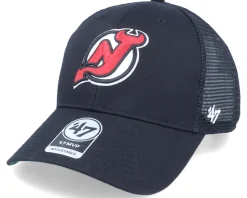 New Jersey Devils Branson 47 Mvp Mesh Black/Black Trucker - 47 Brand