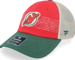 New Jersey Devils Breakaway Red/Green Trucker - Fanatics