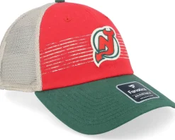 New Jersey Devils Breakaway Red/Green Trucker - Fanatics