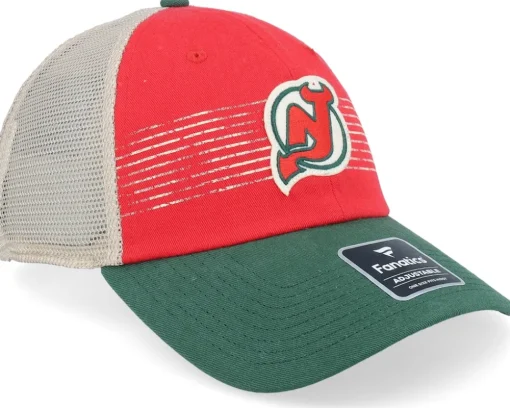 New Jersey Devils Breakaway Red/Green Trucker - Fanatics