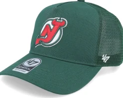 New Jersey Devils NHL New Mesh Hitch Dark Green Trucker - 47 Brand