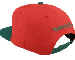 New Jersey Devils Team 2 Tone 2.0 Red/Green Snapback - Mitchell & Ness