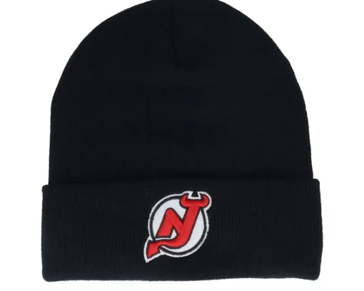 New Jersey Devils Terrain Knit Solid Black Cuff - Wild Spirit