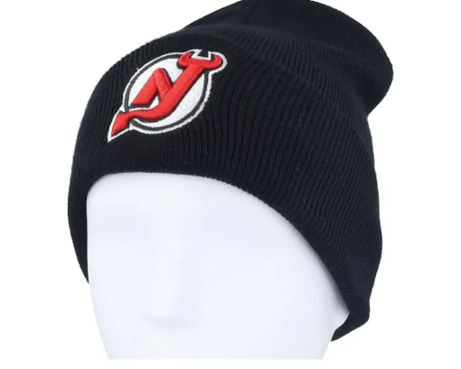 New Jersey Devils Terrain Knit Solid Black Cuff - Wild Spirit