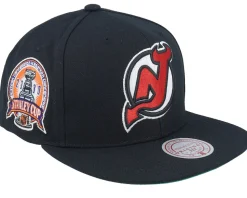 New Jersey Devils Top Spot Black Snapback - Mitchell & Ness