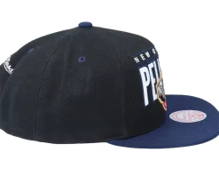 New Orleans Pelicans Billboard Classic Black/Blue Snapback - Mitchell & Ness