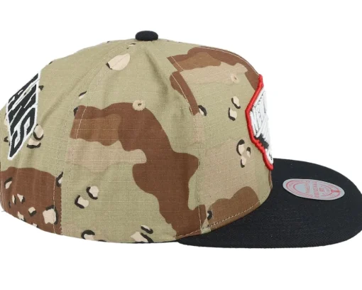 New Orleans Pelicans Choco Camo/Black Snapback - Mitchell & Ness