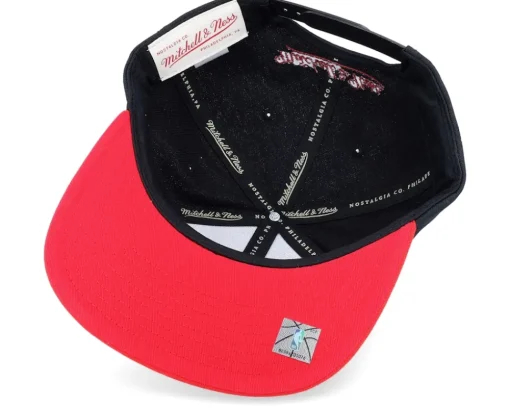 New Orleans Pelicans Core Basic Black/Red Snapback - Mitchell & Ness