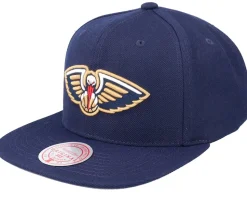 New Orleans Pelicans Team Ground 2.0 Blue Snapback - Mitchell & Ness