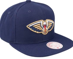 New Orleans Pelicans Team Ground 2.0 Blue Snapback - Mitchell & Ness