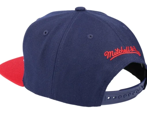 New Orleans Pelicans Team 2 Tone 2.0 Navy/Red Snapback - Mitchell & Ness
