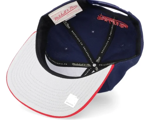 New Orleans Pelicans Team 2 Tone 2.0 Navy/Red Snapback - Mitchell & Ness