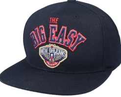 New Orleans Pelicans Zz Black Snapback - Mitchell & Ness