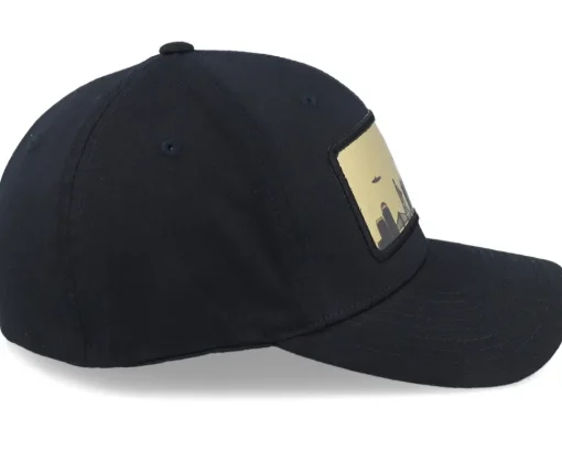 New York Gold Patch Black Flexfit - Iconic