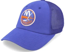 New York Islanders Raglan Bones Black Dad Cap - American Needle