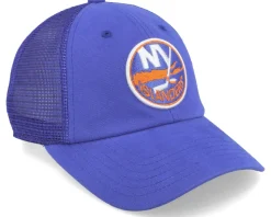 New York Islanders Raglan Bones Black Dad Cap - American Needle
