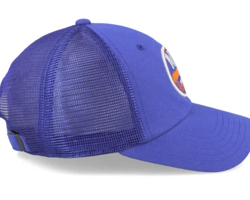 New York Islanders Raglan Bones Black Dad Cap - American Needle