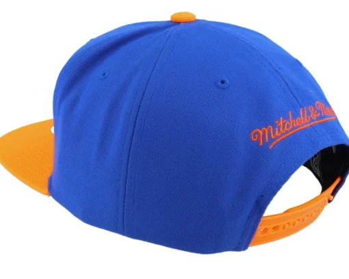 New York Islanders Team 2 Tone 2.0 Navy/Orange Snapback - Mitchell & Ness