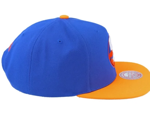 New York Islanders Team 2 Tone 2.0 Navy/Orange Snapback - Mitchell & Ness