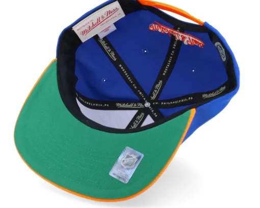 New York Islanders Team 2 Tone 2.0 Navy/Orange Snapback - Mitchell & Ness