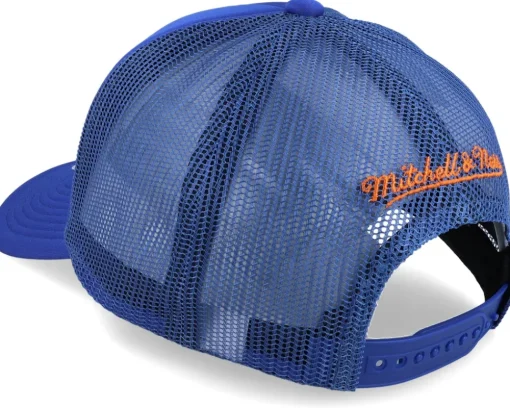 New York Knicks Billboard Blue Trucker - Mitchell & Ness