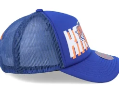 New York Knicks Billboard Blue Trucker - Mitchell & Ness