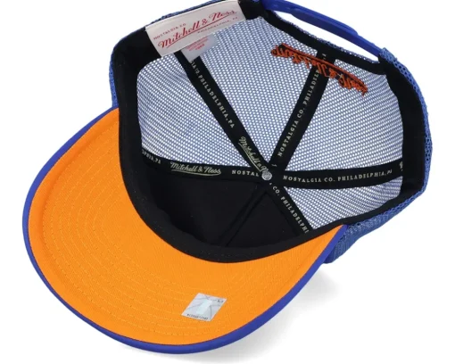 New York Knicks Billboard Blue Trucker - Mitchell & Ness