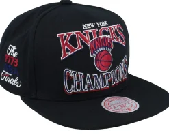 New York Knicks Champions Era Hwc Black Snapback - Mitchell & Ness