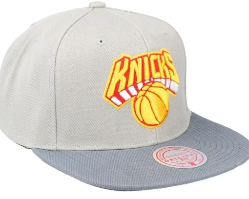 New York Knicks Cool Grey 3 Grey Snapback - Mitchell & Ness